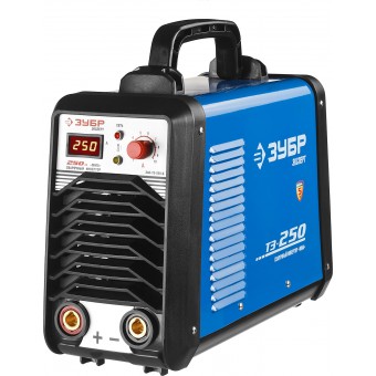Инвертор ЗУБР "ЭКСПЕРТ" сварочный, T3, 250А, MMA/TIG LIFT, IGBT, VRD, ПВ-60%, 1*220В (мин 160В), дисплей ЗАС-Т3-250-Д