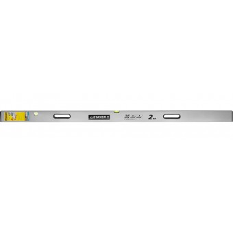 Правило-уровень с ручками GRAND, 2 м, STAYER Professional 10752-2.0 10752-2.0
