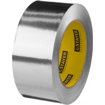 Алюминиевая лента, STAYER Professional 12268-50-50, до 120&deg;С, 50мкм, 50мм х 50м 12268-50-50