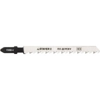 Полотна STAYER "PROFI", T101D, для эл/лобзика, HCS, по дереву, ДСП, ДВП, EU-хвост., шаг 4мм, 75мм, 2шт 15990-4_z01