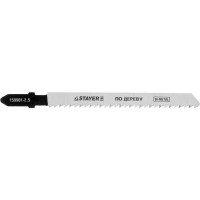 Полотна STAYER "PROFI", T101BF, для эл/лобзика, Bi-Metall, по твердому дереву, EU-хвост., шаг 2,5мм, 75мм, 2шт 159901-2.5_z01