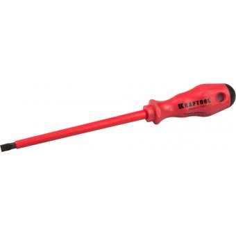 Отвертка KRAFTOOL "VOLT-KRAFT" 1000В, SL 8,0х175мм 25005-8-175