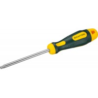 Отвертка KRAFTOOL, Cr-Mo-V сталь, двухкомпонентная противоскользящая рукоятка, TORX Hole, №30x100мм 250077-30-100