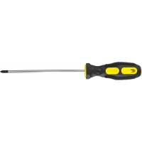 Отвертка STAYER "MASTER", двухкомпонентная рукоятка, магнитный наконечник, PH1x150мм 2510-1-15_z01