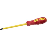 Отвертка STAYER "PROFESSIONAL" "MAX-GRIP" диэлектрическая, двухкомпонентная рукоятка, Cr-V, SL 5,5x125мм 25827-05-125 G