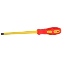 Отвертка STAYER "PROFESSIONAL" "MAX-GRIP" диэлектрическая, двухкомпонентная рукоятка, Cr-V, SL 8,0x175мм 25827-08-175 G