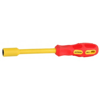 Отвертка STAYER "INSULATED" MAX-GRIP диэлектрич, Cr-V, HEX 12x125мм 25829-12-125 G