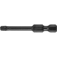 Биты ЗУБР "ПРОФИ" TORX, тип хвостовика E 1/4", T25, 50мм, 2шт, на карточке 26025-25-50-S2