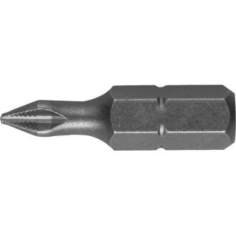 Биты STAYER "PROFI", хвостовик C 1/4", PH №1, 25мм, 2 шт 26201-1-25-02