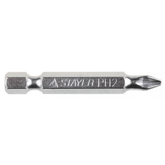 Биты STAYER, хвостовик E 1/4", система NSS, PH №2, 50мм, 10шт 26209-2-50-10
