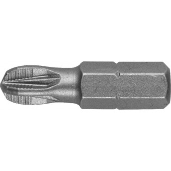 Биты STAYER "PROFI", хвостовик C 1/4", PZ №3, 25мм, 2шт 26221-3-25-02