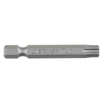 Биты STAYER "PROFI", хвостовик E 1/4", TORX 40, 50мм, 10шт 26283-40-50-10