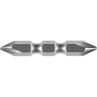 Биты STAYER "PROFI", двухсторонние, PH-PH № 1 / 1, 45мм, 10шт 26322-1/1-45-10