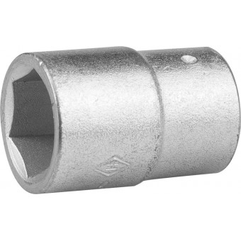 Головка торцовая НИЗ (1/2"), 40Х, шестигранная, оцинкованная, 19мм 2772-19