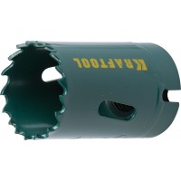 Коронка KRAFTOOL "EXPERT" биметаллическая, прогрессивное расположение зубьев, d 30мм 29521-030