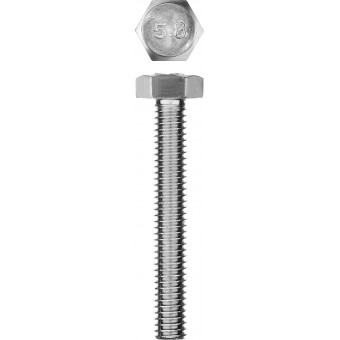 Болт ГОСТ 7798-70, M6 x 40 мм, 5 шт, кл. пр. 5.8, оцинкованный, ЗУБР 303086-06-040