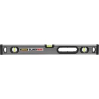 Уровень STAYER "PROFESSIONAL" "BlackMax" коробчатый усиленный с ручками, утолщенный особопроч профиль, 0,5мм/м, 3 ампулы, 60см 3475-060