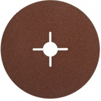 Круг шлифовальный ЗУБР "ПРОФИ" фибровый, для УШМ, P100, 150х22мм, 5 листов 35585-150-100