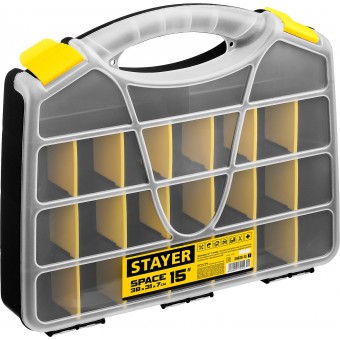 Органайзер "MULTIMAX" пластиковый, 15", STAYER 38038-15