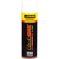 Пена "BlackMAX" монтажная, адаптерная, всесезонная, 500мл, STAYER 41130