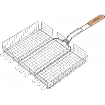 Решетка-гриль GRINDA "BARBECUE", объемная, 300х400мм 424710