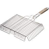Решетка-гриль GRINDA "BARBECUE", объемная, нержавеющая сталь, 340х260мм 424732