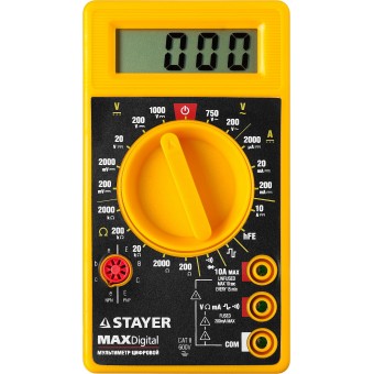 Мультиметр STAYER "MASTER" MAXDigital цифровой 45306