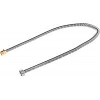 Подводка ЗУБР "ЭКСПЕРТ" сильфонная из нержавеющей стали, для воды, г/ш  (гайка-штуцер), 1/2", 0,8м 51011-G/S-080