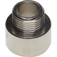 Переходник GENERAL FITTINGS удлиненный цилиндрический, никелированная латунь, 1/2" х 3/8" 51083-1/2-3/8