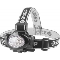 Фонарь ЗУБР "МАСТЕР" налобный светодиодный, 10Ultra LED, матричный рефлектор, 3 режима,  3ААА 56438