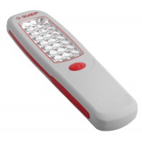 Фонарь светодиодный ЗУБР, 24 LED с линзами, магнит, крючок для подвеса, 3АА 61814